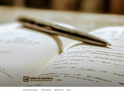 thanksforcheckingin.com snapshot