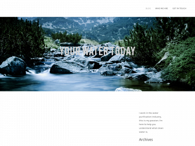yourwatertoday.com snapshot