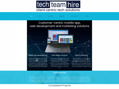 techteamhire.com snapshot