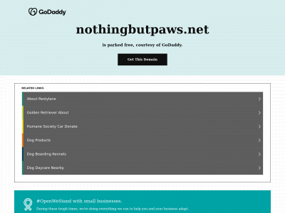 nothingbutpaws.net snapshot