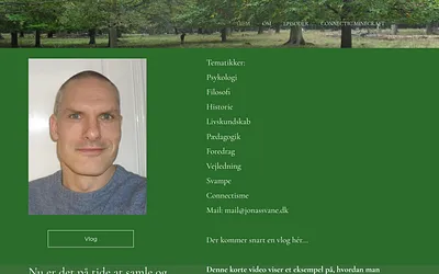 jonassvane.dk snapshot