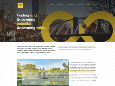 collaborate-land.com snapshot