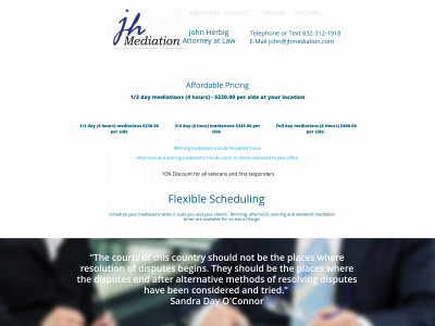 jhmediation.com snapshot