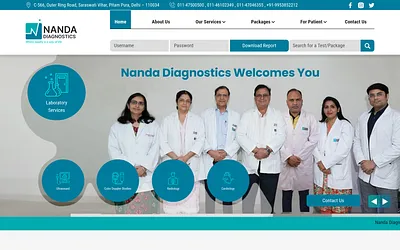 nandadiagnostics.com snapshot