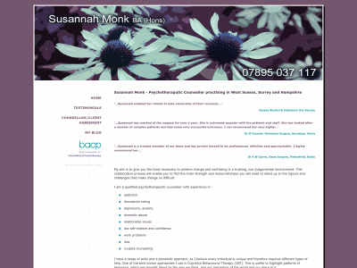 susannahmonk.com snapshot