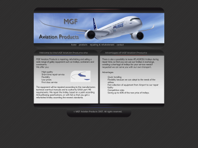 mgfaviationproducts.com snapshot