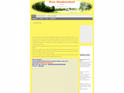easy-hondenschool.be snapshot