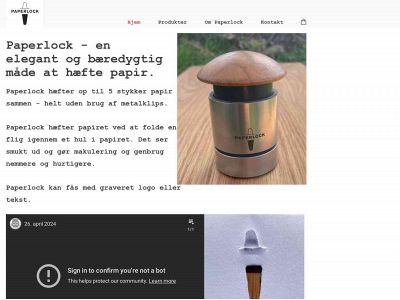 paperlock.dk snapshot