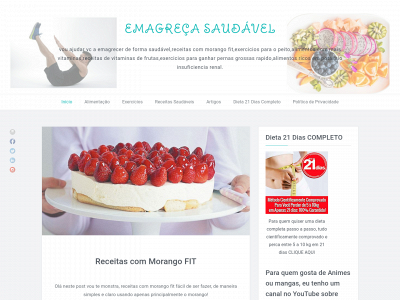 comoemagrecadeformasaudavel.com snapshot
