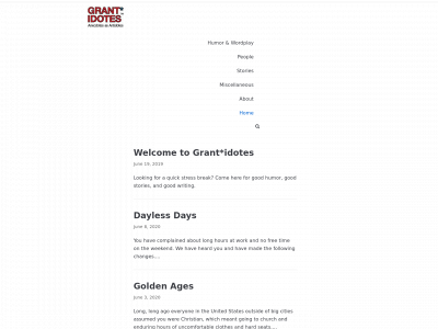 grantidotes.com snapshot