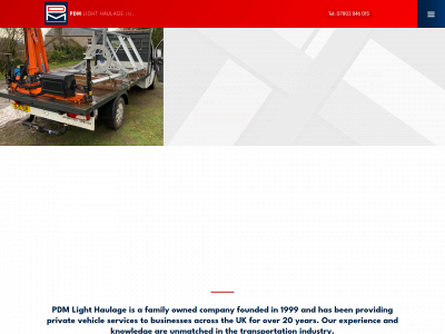 pdmlighthaulage.co.uk snapshot