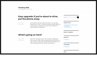 finishingskills.com snapshot