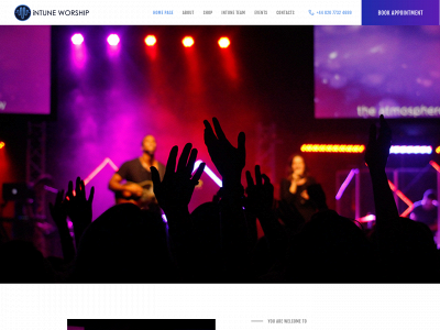 intuneworship.com snapshot