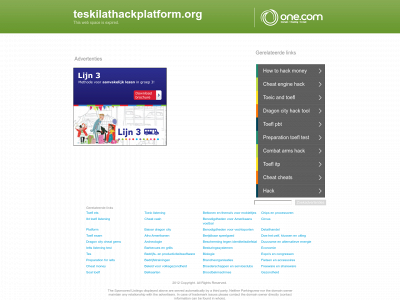 teskilathackplatform.org snapshot