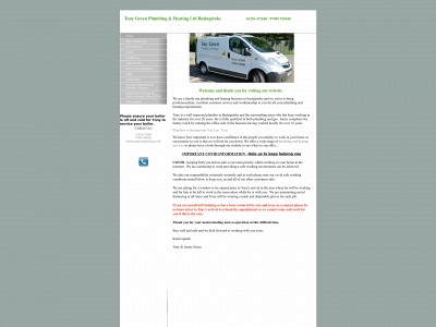 tonygreenplumbing.co.uk snapshot