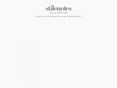 stilenotes.com snapshot
