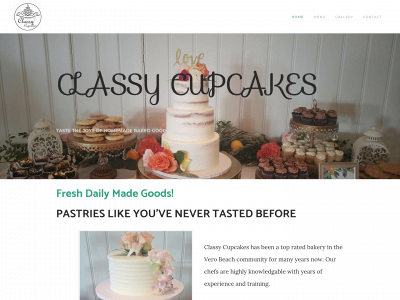 classycupcakesverobeach.com snapshot