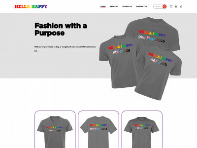 hellahappyclothing.com snapshot