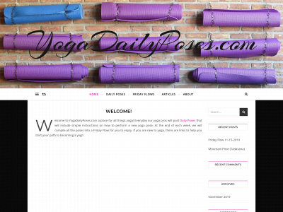 yogadailyposes.com snapshot