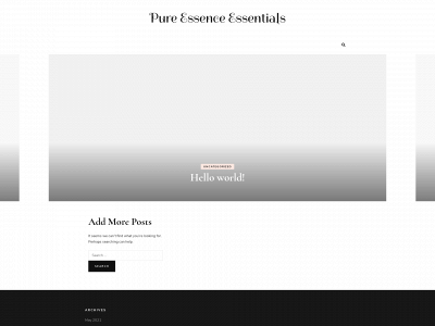 pureessenceessentials.com snapshot