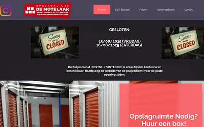 opslagruimtedenotelaar.be snapshot