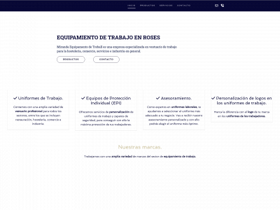 www.mirandaequipamentsdetreball.com snapshot