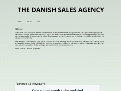 thedanishsalesagency.com snapshot