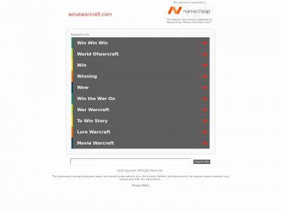 winatwarcraft.com snapshot
