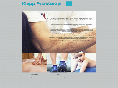 kleppfysioterapi.no snapshot