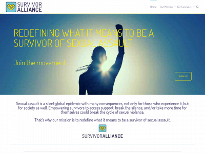 thesurvivoralliance.com snapshot