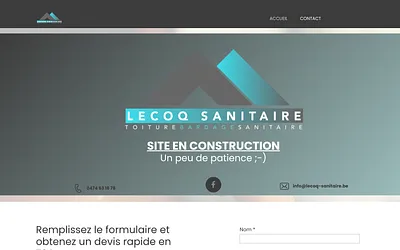 lecoq-sanitaire.be snapshot