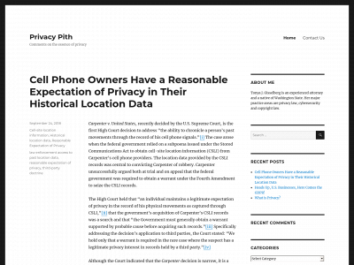 privacypith.com snapshot