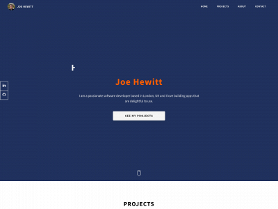 joehewitt.tech snapshot