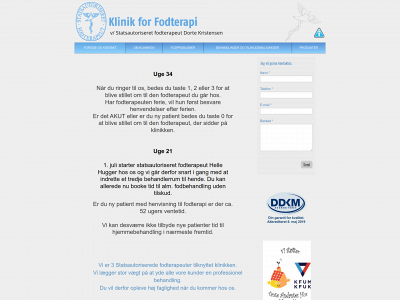 lemvigfodterapi.dk snapshot