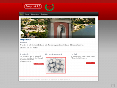 proprintab.se snapshot