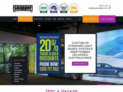 snapperdisplay.com.au snapshot