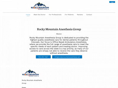 www.rockymountainanesthesia.net snapshot