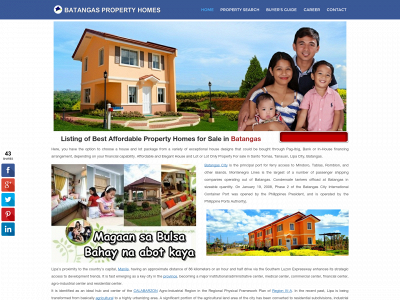 www.batangaspropertyhomes.com snapshot