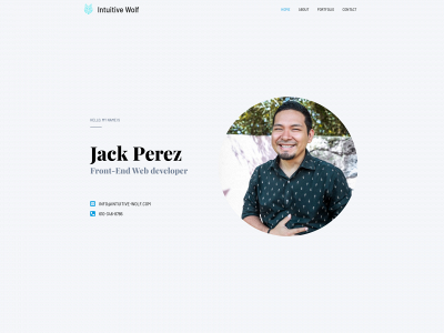 intuitive-wolf.com snapshot