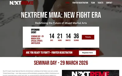nextreme-mma.com snapshot