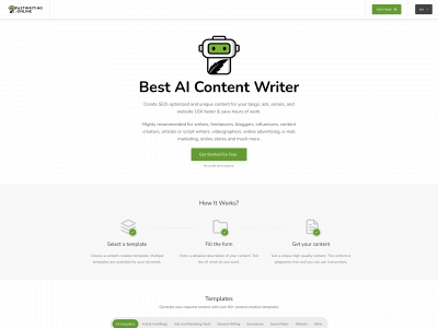 fastwriting.online snapshot