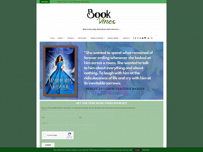 thebookvines.com snapshot