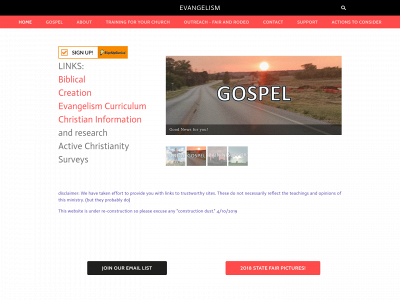 www.evangelismanddiscipleship.com snapshot