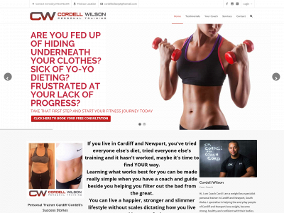 cordellwilsonpersonaltraining.com snapshot