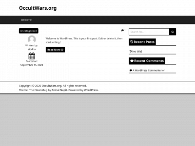 occultwars.org snapshot