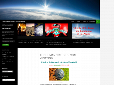 thehumansideofglobalwarming.com snapshot