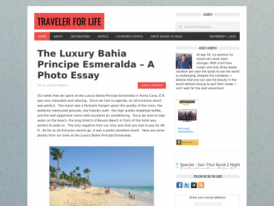 travelerforlife.com snapshot