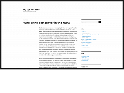 myeyeonsports.com snapshot