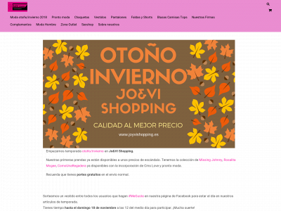 www.joyvishopping.es snapshot