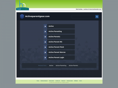 activeparentgear.com snapshot